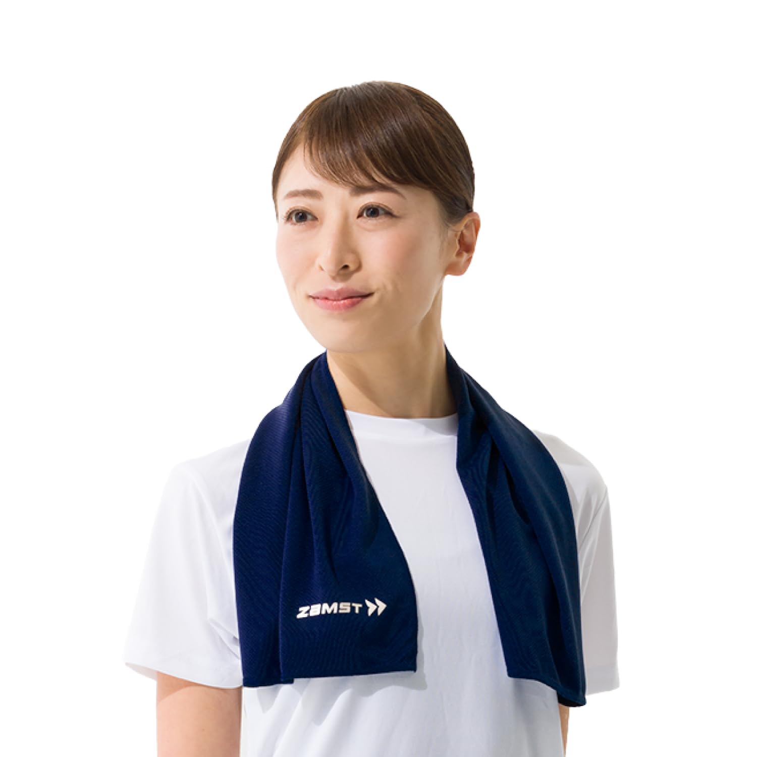 игрок любимый Охлаждение охлаждение охлаждение футбол 388702 [ZAMST] [Волейбол Бренд Нисиды] полотенце, сенсация, полотенце, баскетбол, волейбол, теннис, тёмно-синий